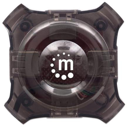 Mini USB 4-Port Black Economic Manhattan Hub