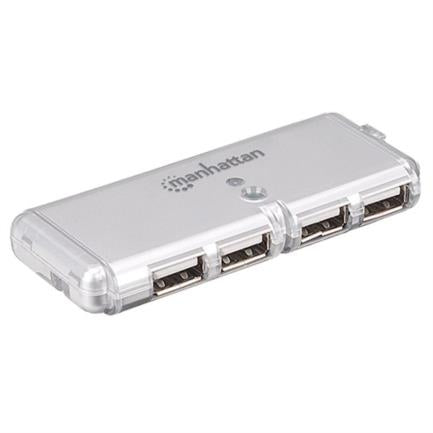 Mini USB 2.0 Manhattan Hub Without Power Supply 4 Ports