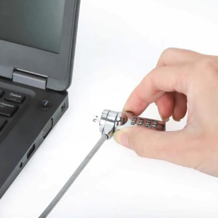 Manhattan Anti-Theft Laptop Security Lock with K-Slot and 4-Digit Combination