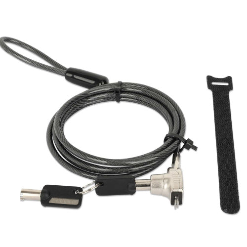 MANHATTAN Nano Laptop Lock Keyed 1.8m Grey