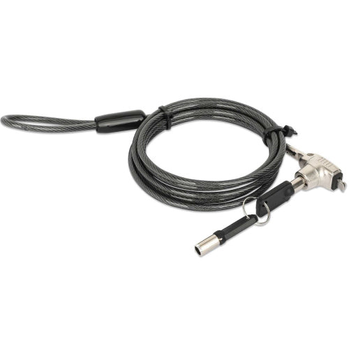 MANHATTAN Nano Laptop Lock Keyed 1.8m Grey