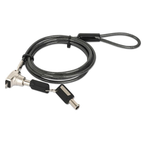 MANHATTAN Nano Laptop Lock Keyed 1.8m Grey