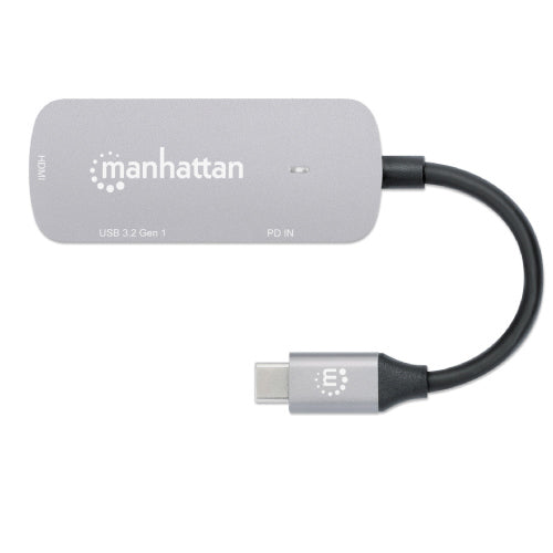 Manhattan USB-C Docking Station 3 Ports HDMI 4K@60Hz USB-C