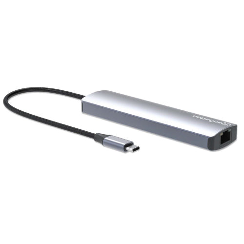 Manhattan USB-C Docking Station with Card Reader