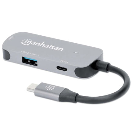 Manhattan USB-C Docking Station 3 Ports HDMI/USB-A/USB-C PD