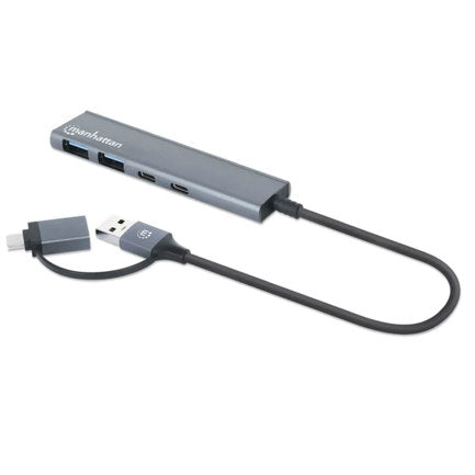 HUB Manhattan USB-A/C V3.2 2-Port A to 2-Port C 5 Gbps