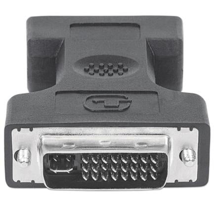 Manhattan DVI-A&D HD15H 29M Adapter, Black