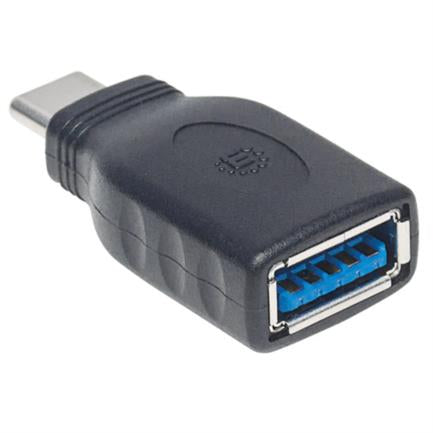 Manhattan USB-C 3.1 Gen 1 SuperSpeed CM/AH 5 Gbps Black Adapter