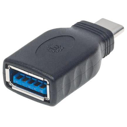 Manhattan USB-C 3.1 Gen 1 SuperSpeed CM/AH 5 Gbps Black Adapter