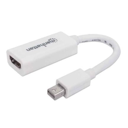 Manhattan Passive Mini DisplayPort to HDMI-H Adapter White