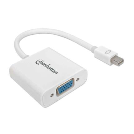 Manhattan Mini DisplayPort-M to VGA-H Active Adapter White