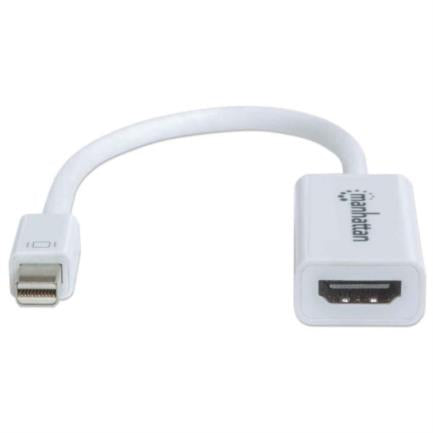 Manhattan Mini DisplayPort to HDMI Adapter White