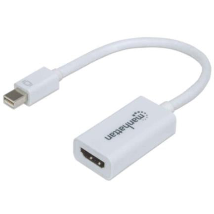 Manhattan Mini DisplayPort to HDMI Adapter White