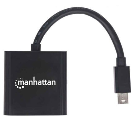 Manhattan Active Mini DisplayPort-M to HDMI-F 4K@60Hz Adapter Black