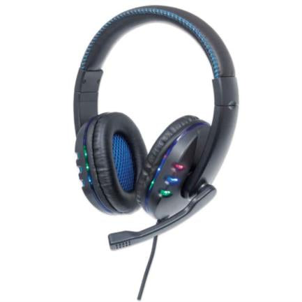 Manhattan Gaming Headset USB Microphone Black