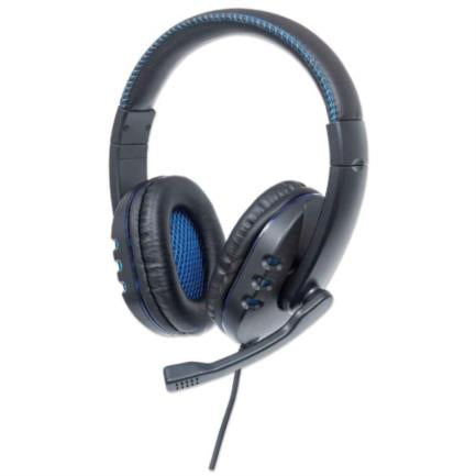 Manhattan Gaming Headset USB Microphone Black