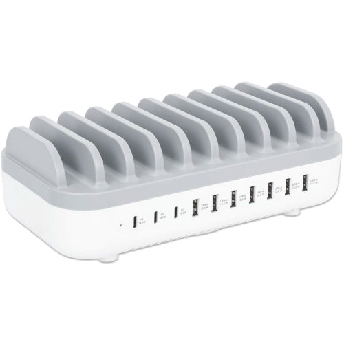 MANHATTAN USB-C/USB-A 10-port 120W Charging Station