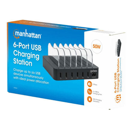 Manhattan USB-A 6-Port 50W Charging Station