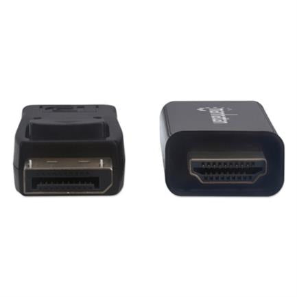 Manhattan DisplayPort/HDMI M-M 1080p 1m Cable, Black