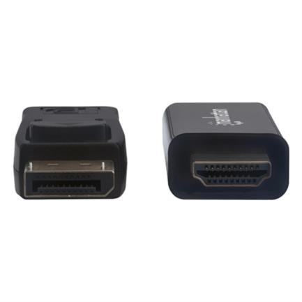 Manhattan DisplayPort/HDMI Cable M-M 1080p 1.8m Black