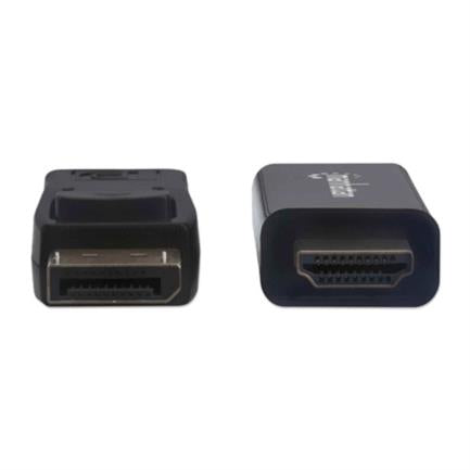 Manhattan DisplayPort/HDMI Cable M-M 1080p3m Black