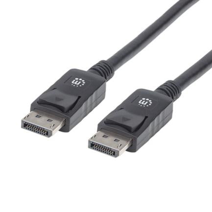 Manhattan DisplayPort M-M Shielded Cable 1m Black