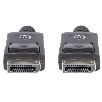 Manhattan DisplayPort M-M Shielded Cable 1m Black