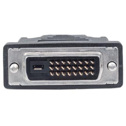 Manhattan HDMI/DVI-D M-M Monitor Cable 1.8m Black