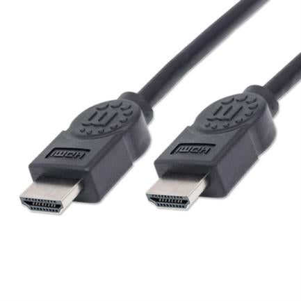 Manhattan HDMI 1.3 M-M Cable High-Speed Shielded 1.8m Black