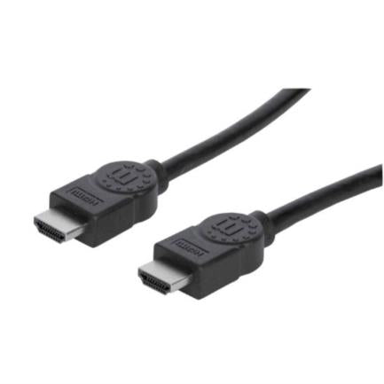 Manhattan HDMI 1.4 M-M High-Speed Cable with Ethernet Channel Shielded 2m Black