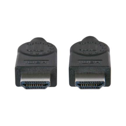 Manhattan HDMI 1.4 M-M High-Speed Cable with Ethernet Channel Shielded 2m Black
