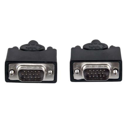Manhattan SVGA Monitor Cable 8MM HD15M-M 15m Black