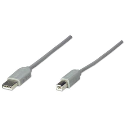 Manhattan USB A-B Cable 3m Gray