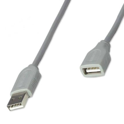 Manhattan USB A-A Extension Cable 4.5m Gray