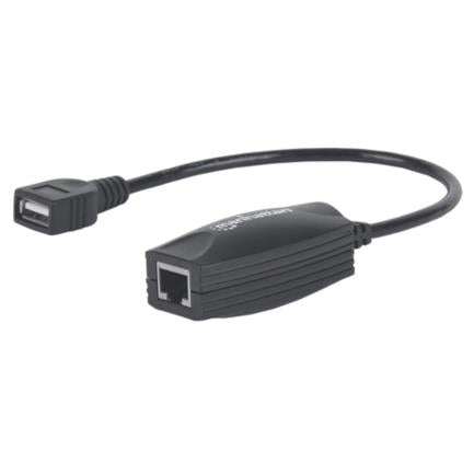 Manhattan USB Line Extender Cable Up to 60m Black