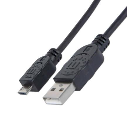 Manhattan Hi-Speed USB Micro-B PVC Cable 1.8m Black