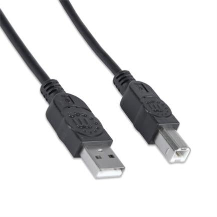 Manhattan USB 2.0 High-Speed A-B Cable, 3m, Black