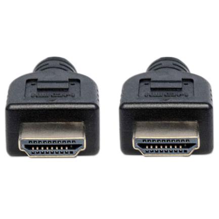 Manhattan High-Speed HDMI Cable with Ethernet Shielded 2m Black