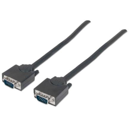 Manhattan HD15 M-M SVGA Monitor Cable 4.5m Black
