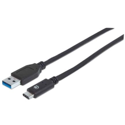 Manhattan USB A-C 3.2 Super Speed Cable 1m Black