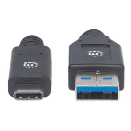 Manhattan USB A-C 3.1 SuperSpeed Cable 3m Black