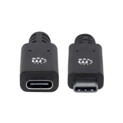 Manhattan USB-C 3.2 SuperSpeed Extension Cable 50cm Black