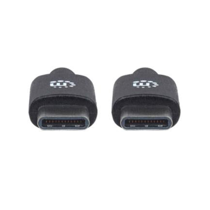 Manhattan USB-C 2.0 High-Speed Cable 50cm Black