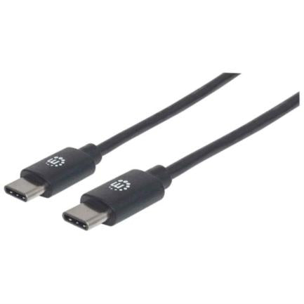 Manhattan USB-C 2.0 High-Speed Cable 1m Black