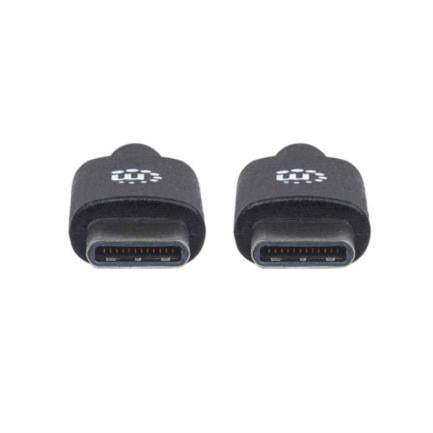 Manhattan USB-C 2.0 High-Speed Cable 1m Black