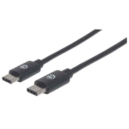 Manhattan USB-C 2.0 High-Speed Cable 2m Black