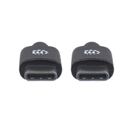 Manhattan USB-C 2.0 High-Speed Cable 2m Black