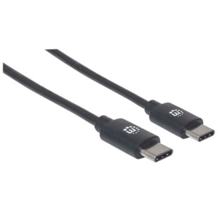 Manhattan USB-C 2.0 High-Speed Cable 2m Black