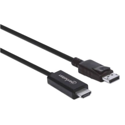 Manhattan DisplayPort/HDMI-M Cable 4K 3m Black