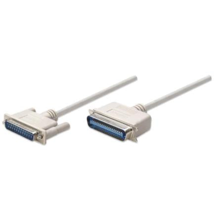 Manhattan DB25-M to Cen36-M Printer Cable 1.8m White